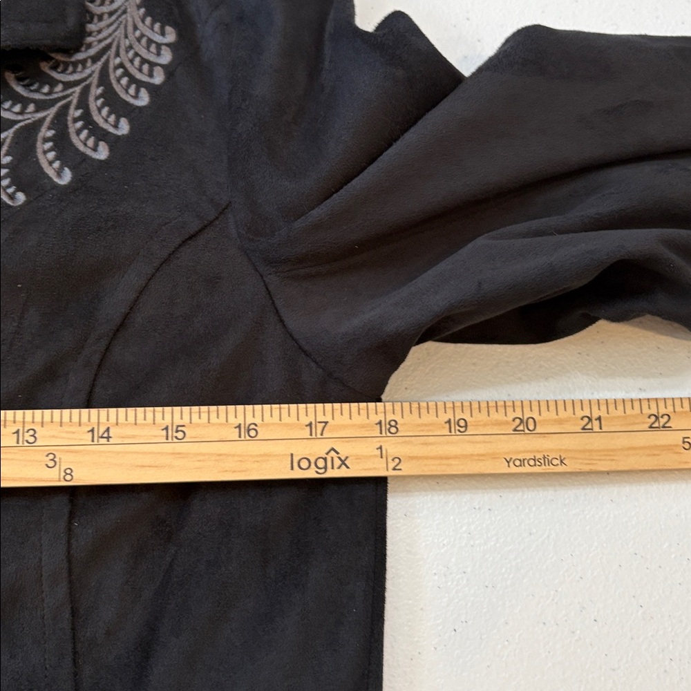 Powder River Outfitters Suede Like Coat-Duster Size Small - Picture 8 of 10